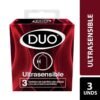 DUO CONDOMS ULTRASENSIBLE